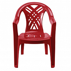 Кресло "Престиж-2" вишневый/пластик