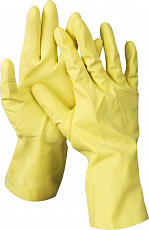 Перчатки DEXX перчатки  латексные хозяйственно-бытовые, размер M.