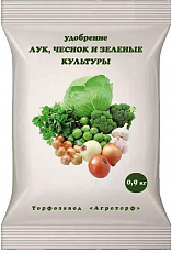 Удобрение "Чеснок, Лук и Зеленые Культуры" 0,9 кг Агроторф