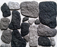Камень искусственный "тауэр" темно-серый (1 м2 - в упаковке)