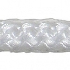 Шнур вязаный ПП 12 мм с серд., универс., белый, 10 м