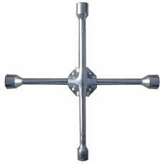 Ключ-крест баллонный, 17х19х21х22 мм, усиленный, толщина 16 мм, Matrix