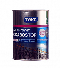 ТЕКС Грунт-эмаль 3в1 РЖАВОSTOP ПРОФИ серый 0,9 кг (14шт/уп)